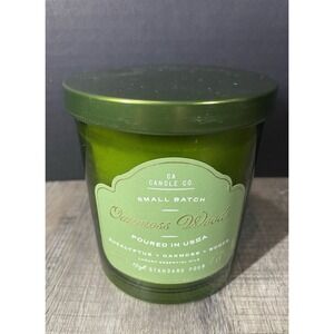 Leoben Oakmoss Woods 9oz Scented Candle 1 Wick Green Glass Jar Soy Wax